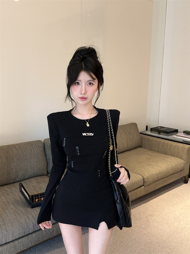 2025 Early Autumn Women's American Style Long Sleeve Slim Fit T-Shirt - Image 4