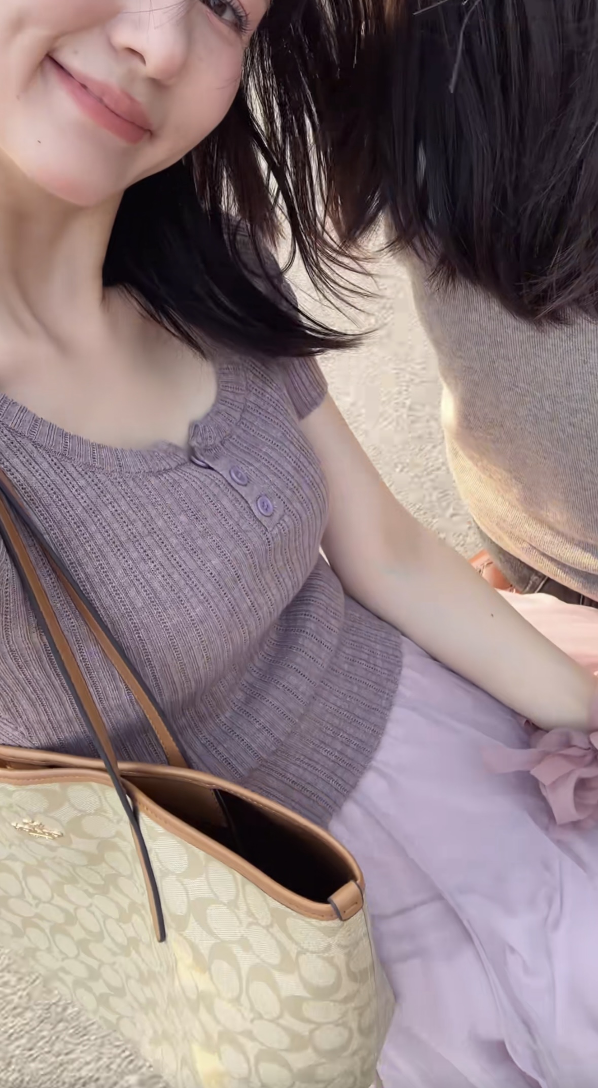 Korean Style Knit Top and Tulle Skirt Three-Piece Set for Women