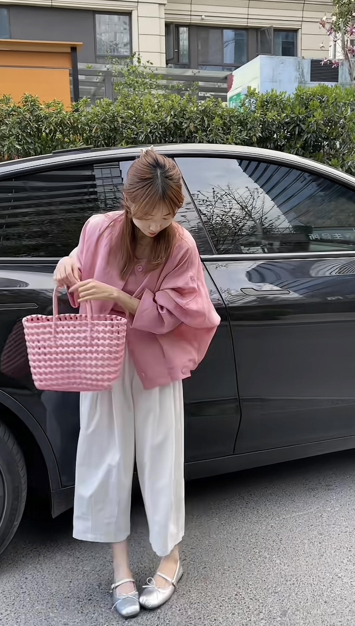 High Quality Linen Korean Style Short Jacket and Pants Set