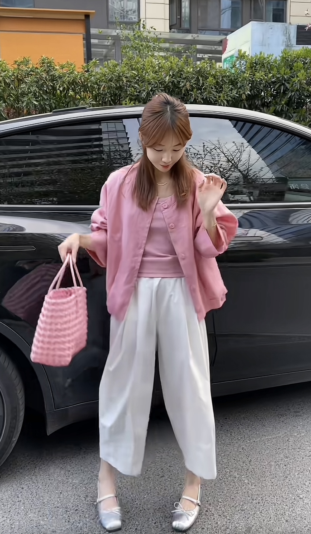 High Quality Linen Korean Style Short Jacket and Pants Set - Image 2