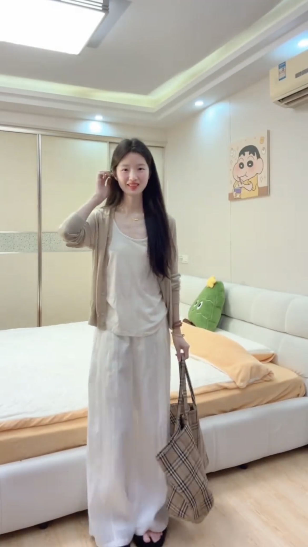Women's 3-Piece Knit Set: Tank Top, Cardigan, and Pants