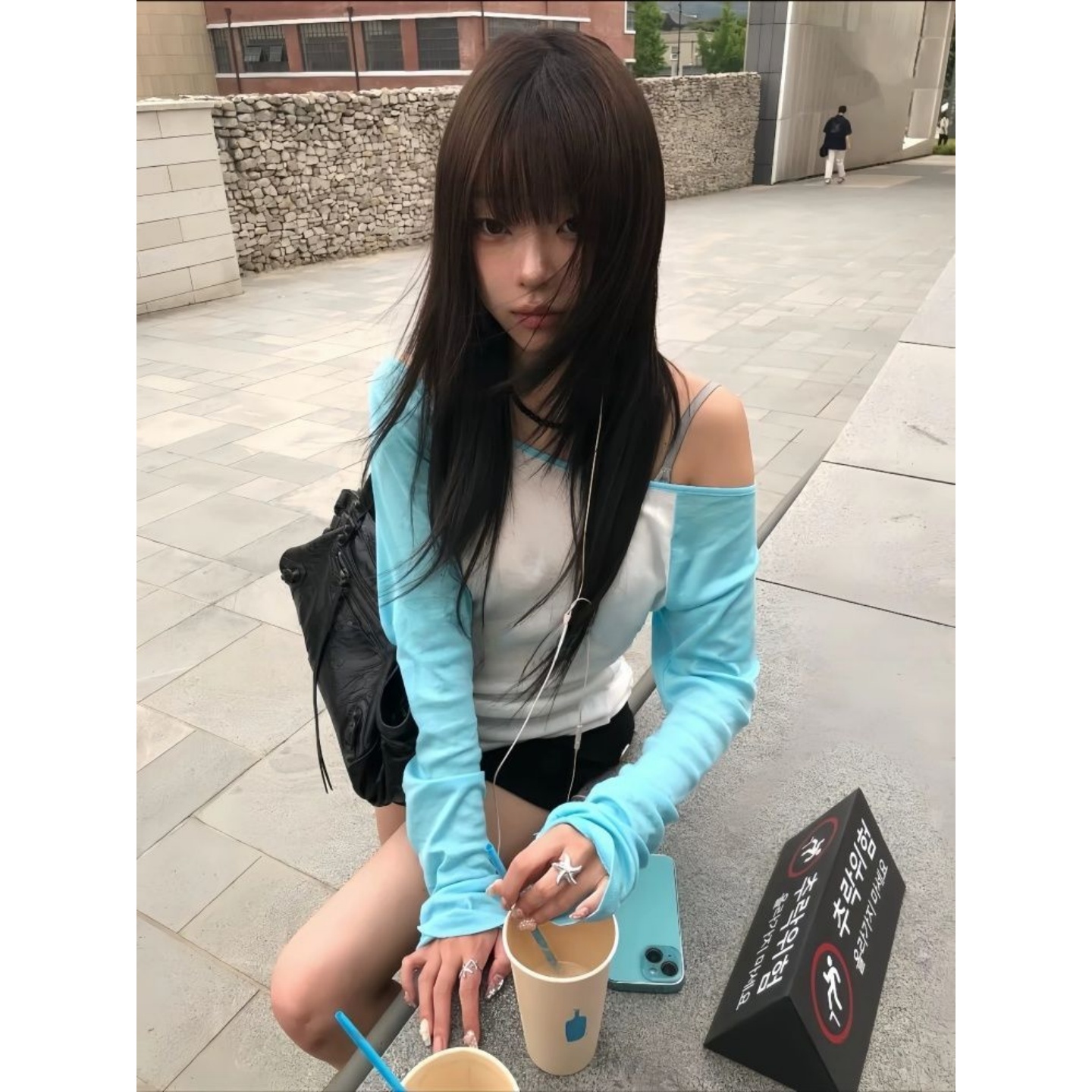 Women's Slim Fit Two-Piece Set Lyocell Ribbed Modal American Style - Style a67ed6 - Image 5